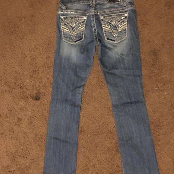 womens vigoss jeans w/ pocket sequins. - Picture 4 of 4